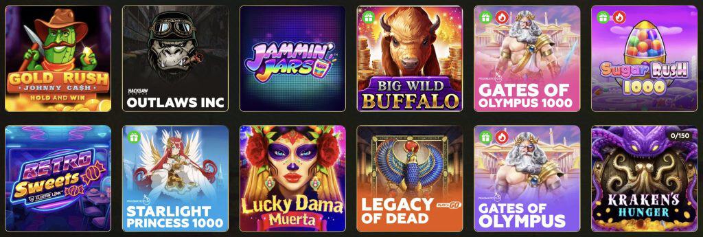 Izbor iger v Asino Casino