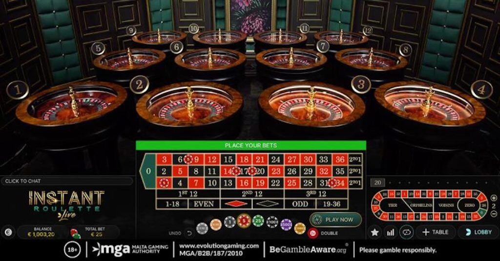 Ruleta v živo Evolution
