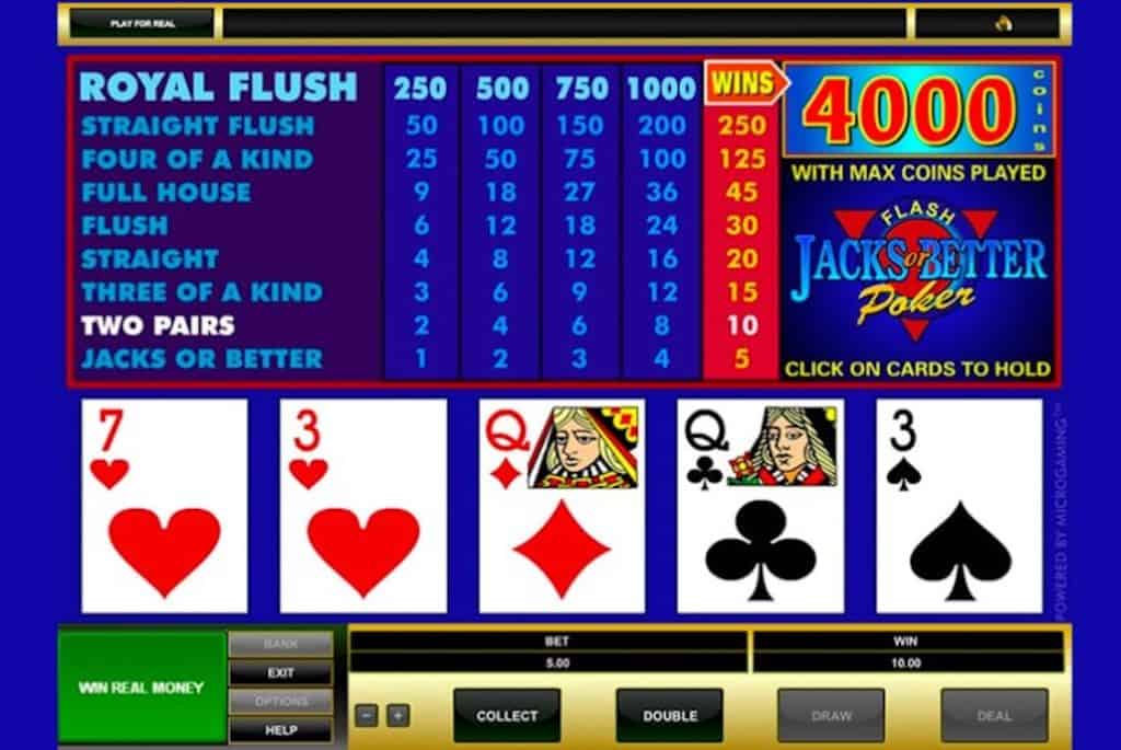 Jacks or Better Video poker